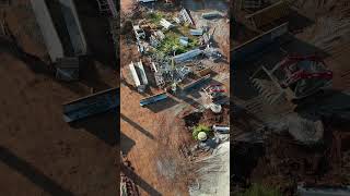 Rough terrain crane slinging concrete forms in HSV shorts [upl. by Grantham209]