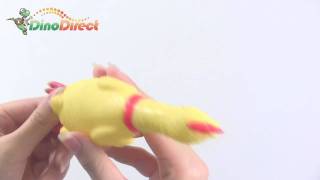 Shrilling Screaming Rubber Chicken Toy Small  dinodirect [upl. by Kaete]