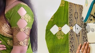 Blouse Sleeves Design Cutting and Stitching  Designer Sleeves Design  Baju Ki Design [upl. by Nongim]