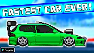 HONDA CIVIC EG6 FASTEST BUILD 🔥 EVER IN PIXEL CAR RACER 3640HP [upl. by Esnahc]