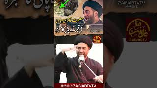 Hazrat Abbas as ki Qabar Ka Pani Ka Mojza Allama Ali Raza Rizvi shorts shortvideo shortsfeed [upl. by Pattie]