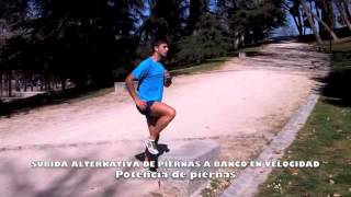 Personal Running  PLIOMETRÍA  POTENCIA DE PIERNAS Subida alternativa de piernas en velocidadm4v [upl. by Anivlem]