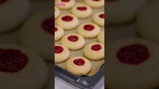 JamFilled Thumbprint Cookies Recipe 💝 [upl. by Reichel]