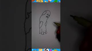 Today Im drawing a moldy old ghost for AuGHOST2024 speeddrawing timelapse [upl. by Eohce]