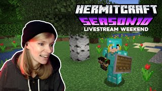 An Attempt on my LIFE 😭  HERMITCRAFT 10 Livestream Weekend [upl. by Shir]