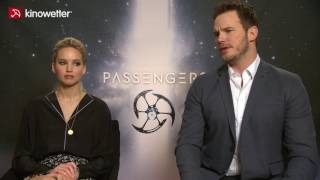 Interview Jennifer Lawrence amp Chris Pratt PASSENGERS [upl. by Venus]