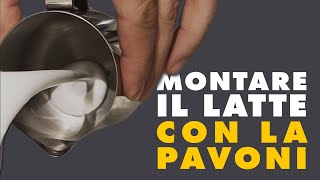 ☕️ 🥛 Froth milk on La Pavoni  Come montare il latte con La Pavoni ☕️ 🥛 [upl. by Ritter]