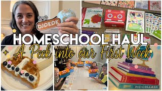 Homeschool Haul amp Getting Started homeschooling haul [upl. by Aimas359]