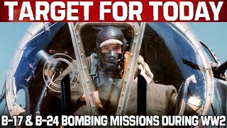 Target For Today  Original Upscaled B17 Flying Fortress And B24 Liberator Training Video [upl. by Nylynnej]