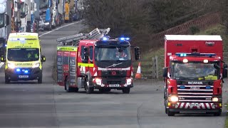 RTC Unit Responding Lorry Crashes onto OPPOSITE CARRIAGEWAY of M6 Motorway [upl. by Carmine]