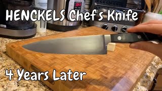 4 Years Later  Heres My HENCKELS Knife Review [upl. by Oyam]