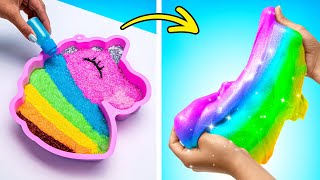 DIY Rainbow Slime How to Make Free DIY Fidget Toys [upl. by Hetti30]