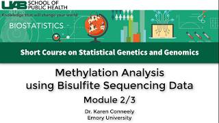 Bisulfite Methylation Sequencing Analysis  Module 2 [upl. by Sage970]