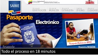 Pasaporte Venezolano en 18 minutos [upl. by Ennailuj]