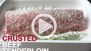 Salt Crusted Beef Tenderloin one of the most popular Colombian recipe [upl. by Linzer]