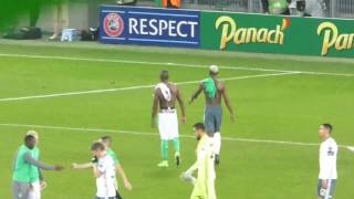 Paul Pogba ● Florentin Pogba ● As SaintEtienne vs Manchester United ● Europa League 20162017 [upl. by Eimma]