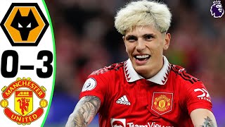 Wolves vs Manchester United 03  All Goals and Highlights  2024 🔥 GARNACHO [upl. by Gustafson457]