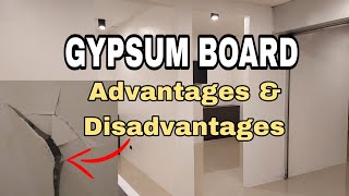 Advantages amp Disadvantages of GYPSUM BOARD for your partition walls amp ceilings [upl. by Eskil]