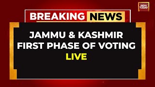 Jammu And Kashmir Assembly Elections 2024 LIVE Phase 1 Polling Begins  Jammu Kashmir Election News [upl. by Mccall853]