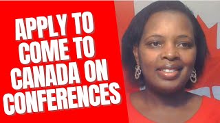 CONFERENCES TO ATTEND AS A VISITOR IN CANADA [upl. by Faubion]