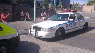 NYPD Vs Devon amp Cornwall Police Siren Battle [upl. by Eldredge]