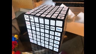 Calendar 7x7 Cube [upl. by Lehcem305]