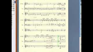 The Misty Mountains  Brass Trio Score [upl. by Lindeberg]