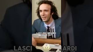 Benigni e i 100 milioni investiti 💸 short [upl. by Carolina585]