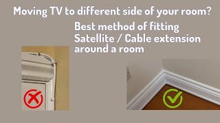 Best method of fitting Satellite or Cable TV extension around a Room [upl. by Ingraham226]