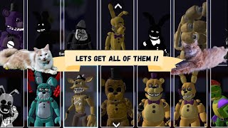 HOW TO UNLOCK EVERY SECRET CHARACTER  Fredbears mega roleplay [upl. by Oznarol]