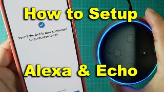 HOW TO SETUP ECHO DOT Amazon Devices [upl. by Acima]