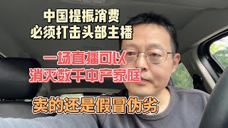 中国直播带货行业乱象 一场直播可以消灭数千中产家庭 卖的还是假冒伪劣 头部主播正在毁掉中国经济 [upl. by Taddeo]