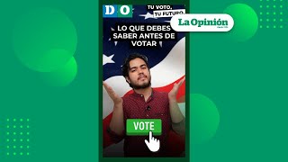 ¿Cómo registrarme para votar en Estados Unidos 2024  La Opinión [upl. by Major]