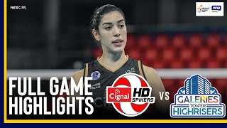 CIGNAL vs GALERIES TOWER  FULL GAME HIGHLIGHTS  2024 PVL REINFORCED CONFERENCE  August 15 2024 [upl. by Ynej]