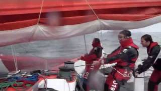 Team Vodafone Sailing  Highlights and Lowlights Dismasted [upl. by Pine76]