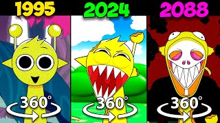 360° VR Incredibox Sprunki 1995 vs 2024 vs 2088 [upl. by Amjan774]