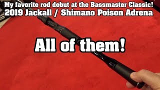 New Shimano Poison Adrena Best Rod Debut at the 2019 Bassmaster Classic [upl. by Kelwin]