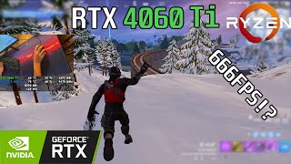 🚀 RTX 4060 Ti  Ryzen 5 5600X 🚀Fortnite CHAPTER 5  RANKEDS  COMPETITIVE SETTINGS [upl. by Lubet401]