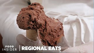 How Traditional Italian Gelato Is Made  Regional Eats [upl. by Eaton]