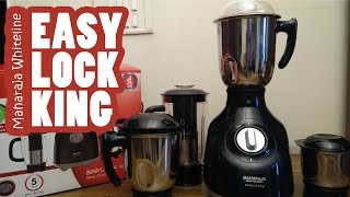 Maharaja Whiteline Easy Lock King Mixer Grinder  Unboxing  Review [upl. by Mowbray319]