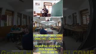 240824 HINDI POEM Welcome SMAC Chinchinim Goa DrTPS [upl. by Calida809]