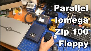 100MB Floppy from the 90s Parallel Iomega Zip 100 [upl. by Mancino]