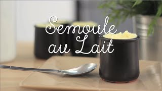 Semoule au lait simple  CuisineAZ [upl. by Hasile875]