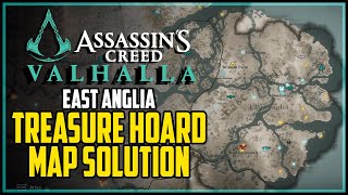 East Anglia Treasure Hoard Map Solution Assassin’s Creed Valhalla [upl. by Aernda]