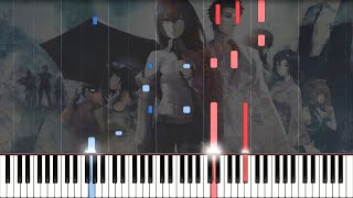 Christina  SteinsGate Piano Cover  Sheet Music [upl. by Aneehsor]