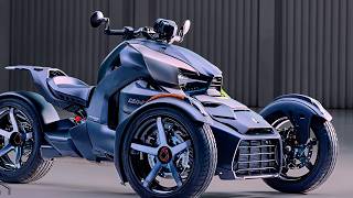 New Can Am Ryker Sport  threewheeled vehicle with a robust 900cc Rotax ACE inlinethree engine [upl. by Mathur]