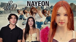 NAYEON quotABCDquot MV REACTION [upl. by Hayilaa728]