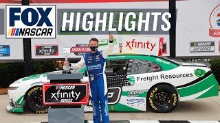 LAST LAPS AJ Allmendinger gets his fourth career victory in Atlanta  NASCAR ON FOX HIGHLIGHTS [upl. by Ahsimal73]