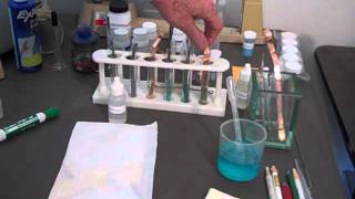 OxidationReduction Laboratory Experiment Demonstration [upl. by Colbye]