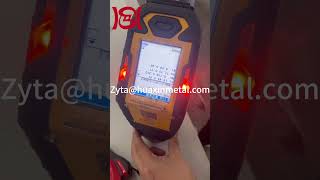 XRF VIDEO PMI testing for 304 plates sheets304PMI xrf [upl. by Adela614]